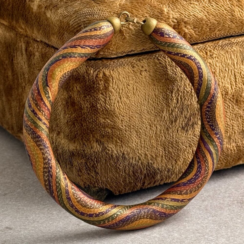 Hand crafted Bangle Bracelet in Polymer